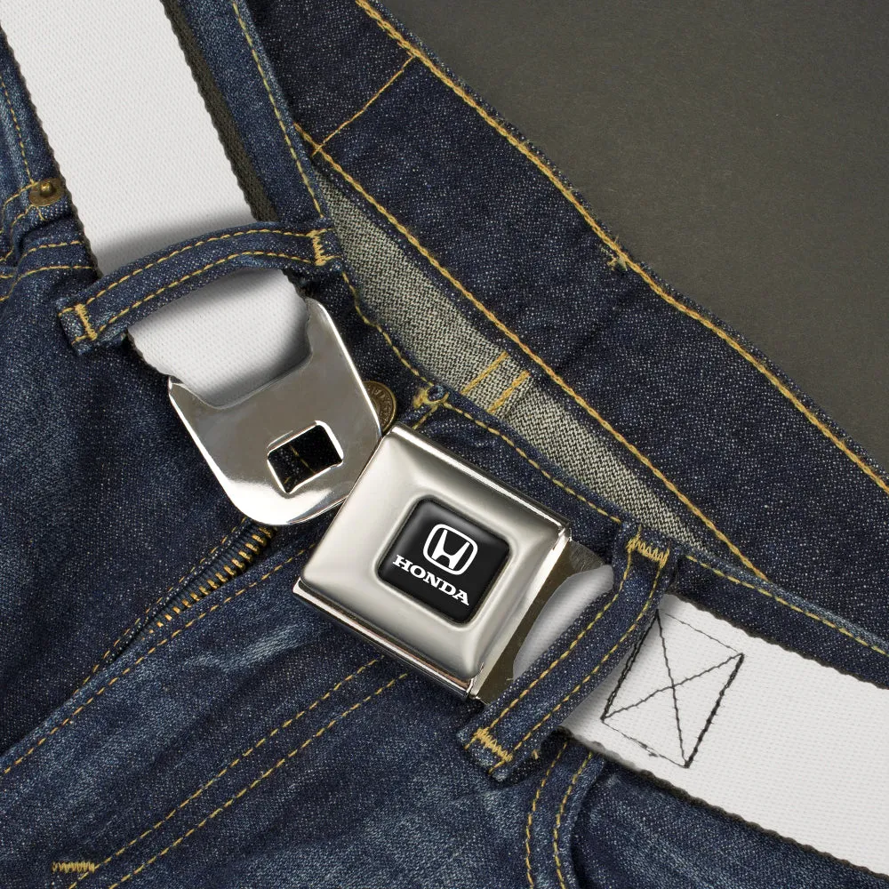 Honda Seatbelt Belt - White Webbing