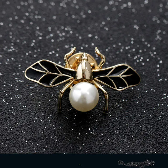 Honey - Dark Academia Vintage Bronze Bee Brooch Clothing Pin