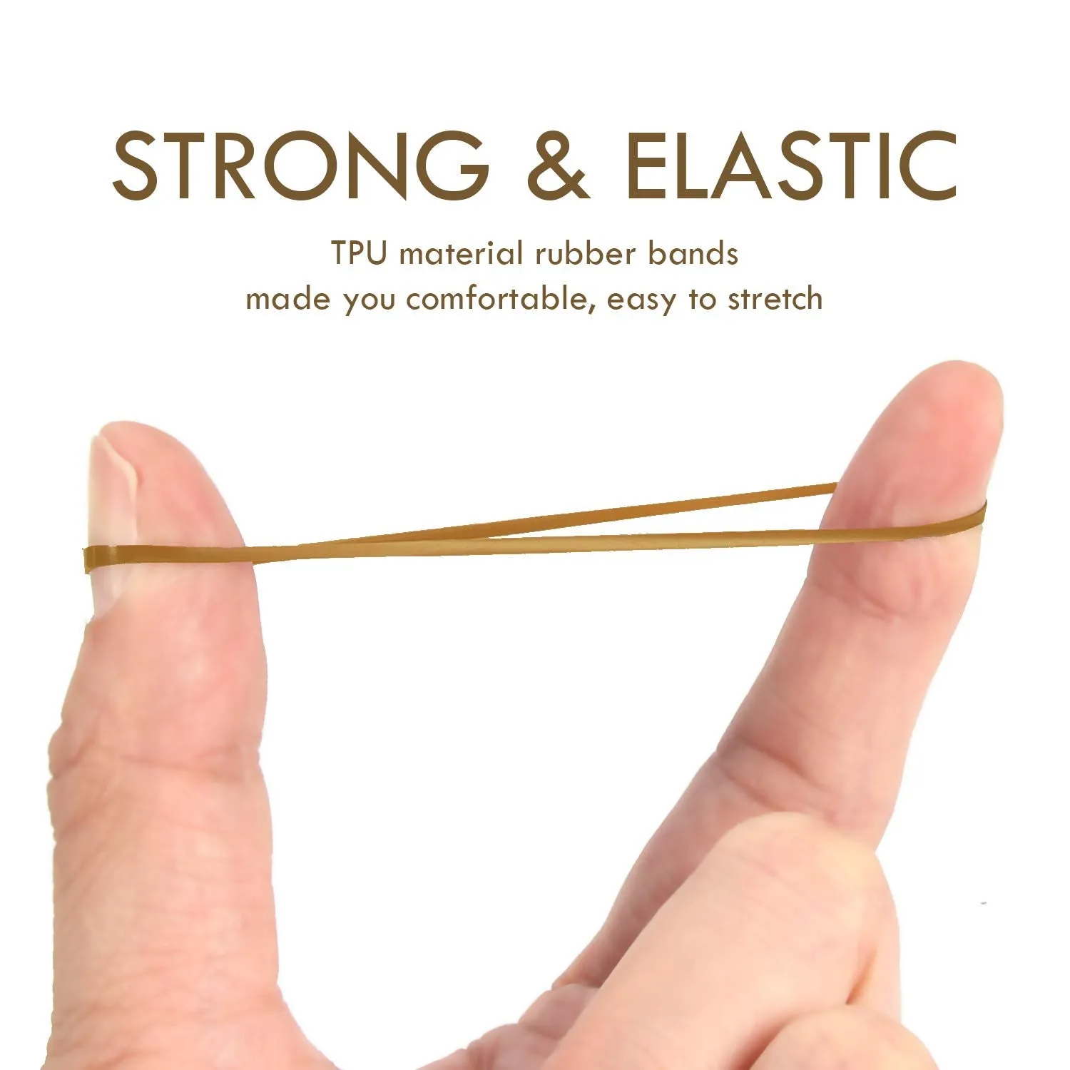 Hoyols Hair Bands Hair Ties Elastic Rubber Bands Ponytail Mini Soft for Women Girl 1000 Piece Pack Golden Color (Gold Metal)