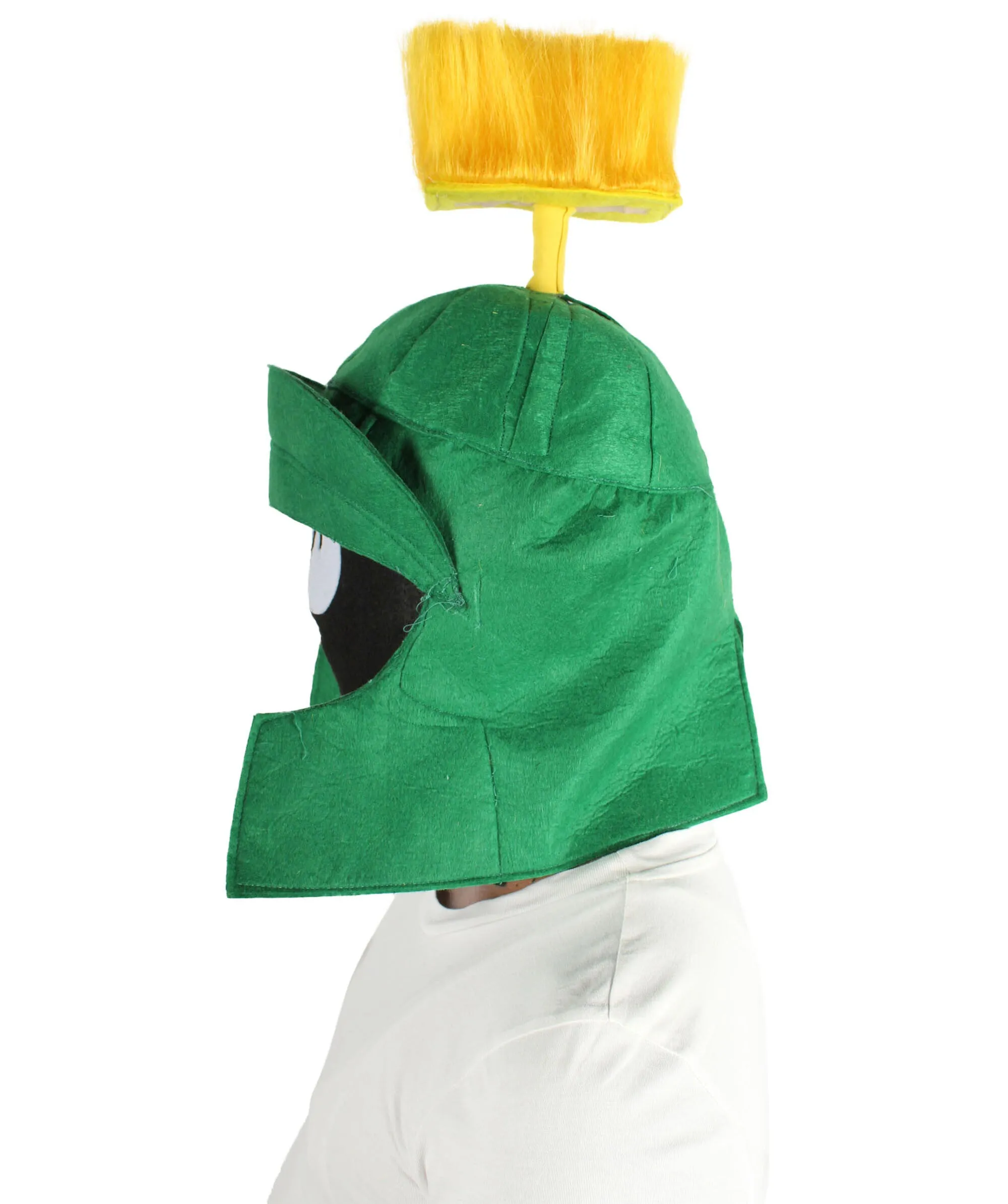 HPO Adult Unisex Cartoon Villain Character Alien Mask, Perfect for Halloween and Cosplay, Flame-retardant Synthetic Fiber