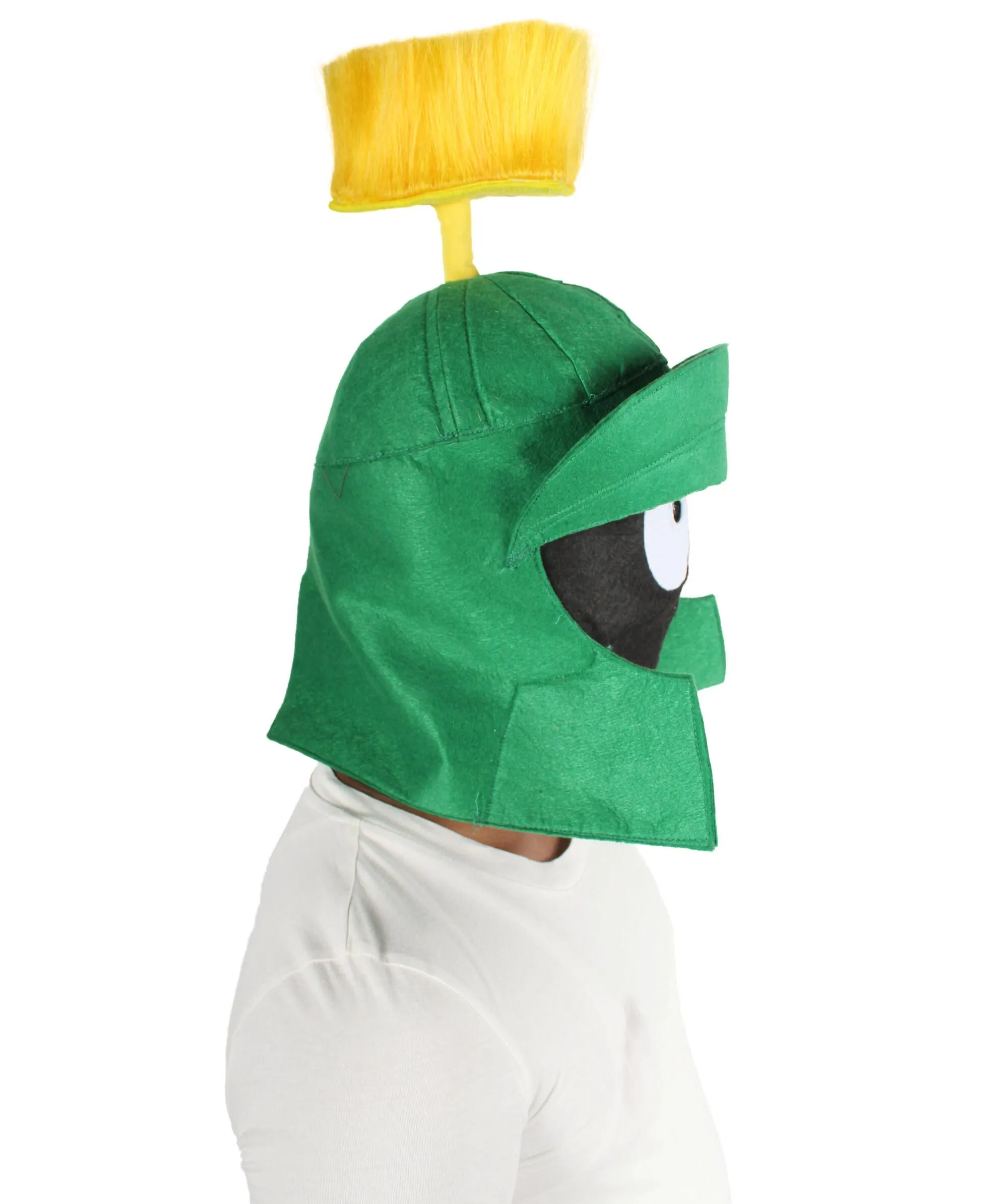 HPO Adult Unisex Cartoon Villain Character Alien Mask, Perfect for Halloween and Cosplay, Flame-retardant Synthetic Fiber