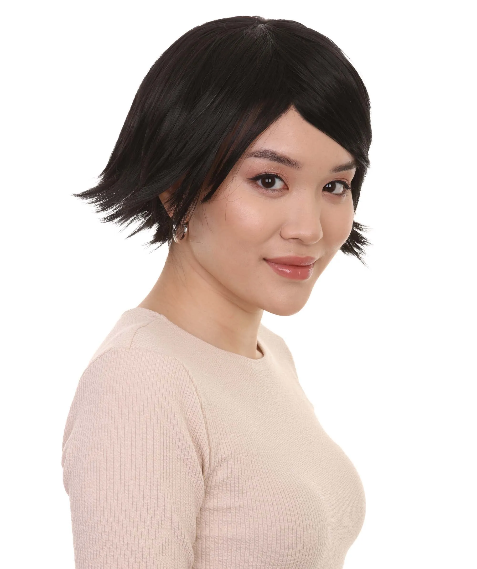 HPO Adult Woman's American Comic Book Superhero Flame-retardant Synthetic Fiber Cosplay Wig