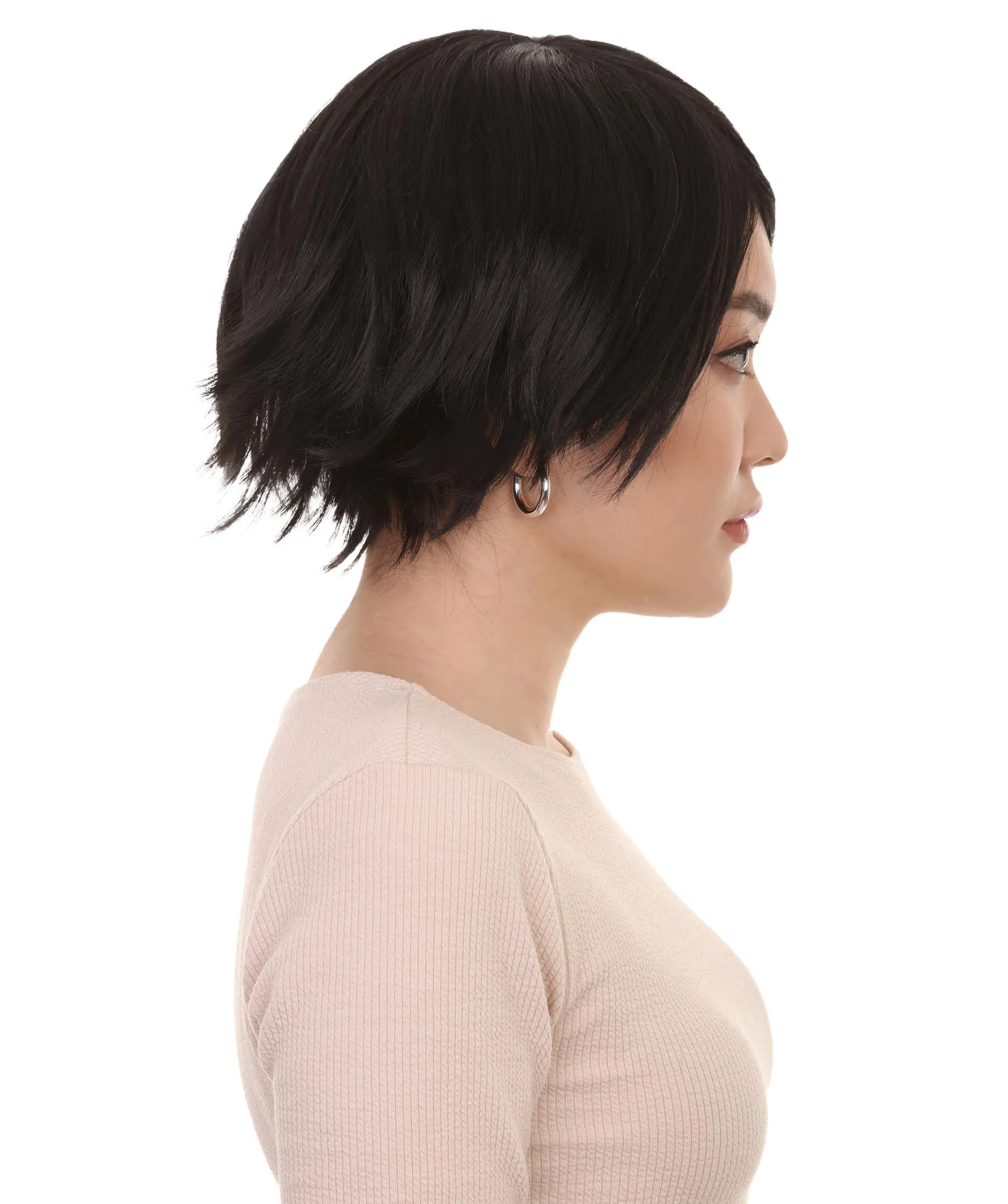 HPO Adult Woman's American Comic Book Superhero Flame-retardant Synthetic Fiber Cosplay Wig