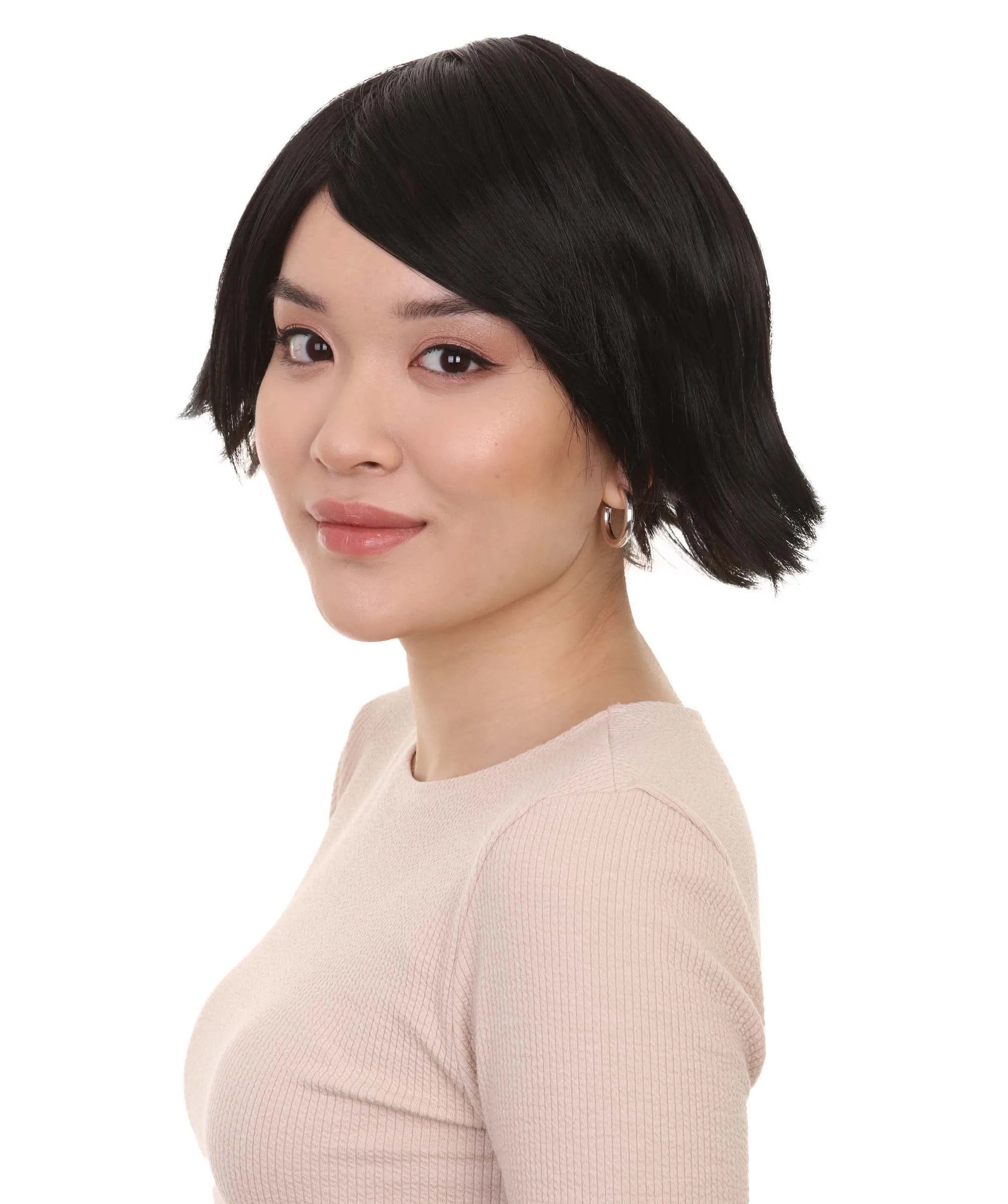HPO Adult Woman's American Comic Book Superhero Flame-retardant Synthetic Fiber Cosplay Wig