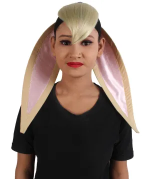 HPO Adult Women's Bunny Vintage Cartoons Bangs and Ears , Synthetic Soft Fiber Hair , Perfect for your next Festival and Group Anime Party!