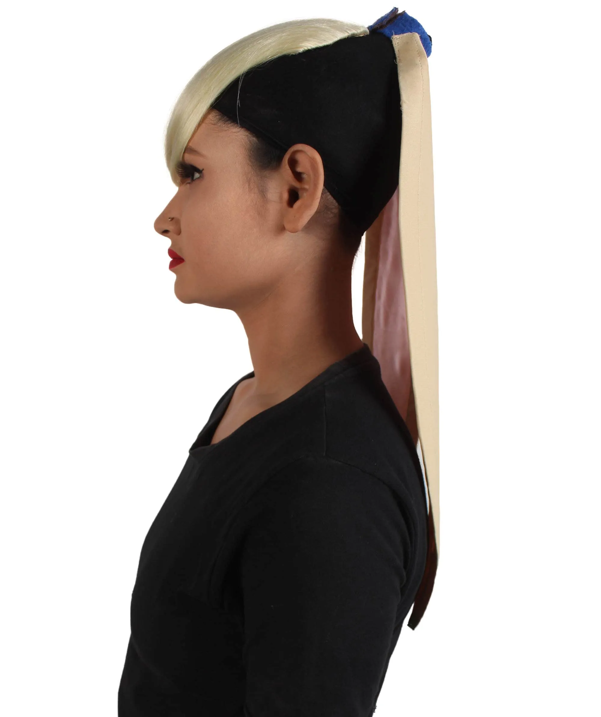 HPO Adult Women's Bunny Vintage Cartoons Bangs and Ears , Synthetic Soft Fiber Hair , Perfect for your next Festival and Group Anime Party!