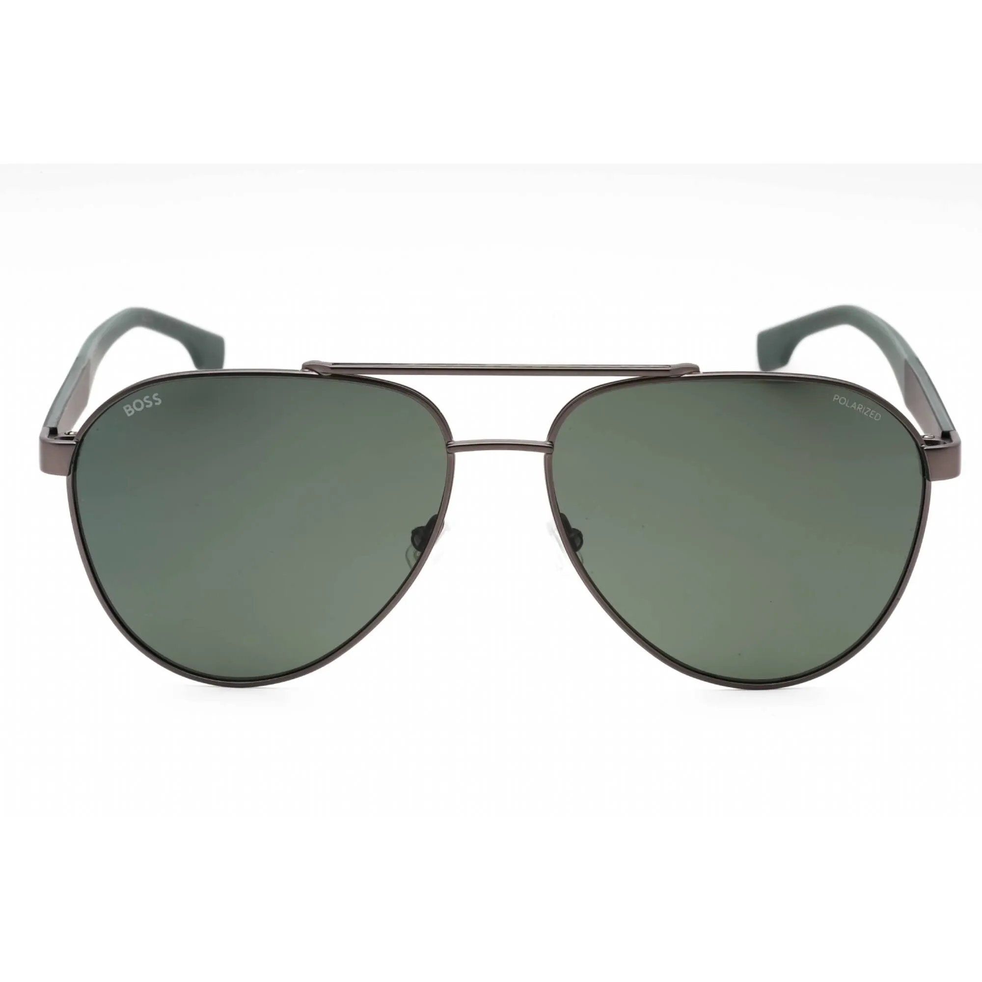 Hugo Boss Men's Sunglasses - Matte Ruthenium Full Rim Aviator Frame | 1485/S 0MFK