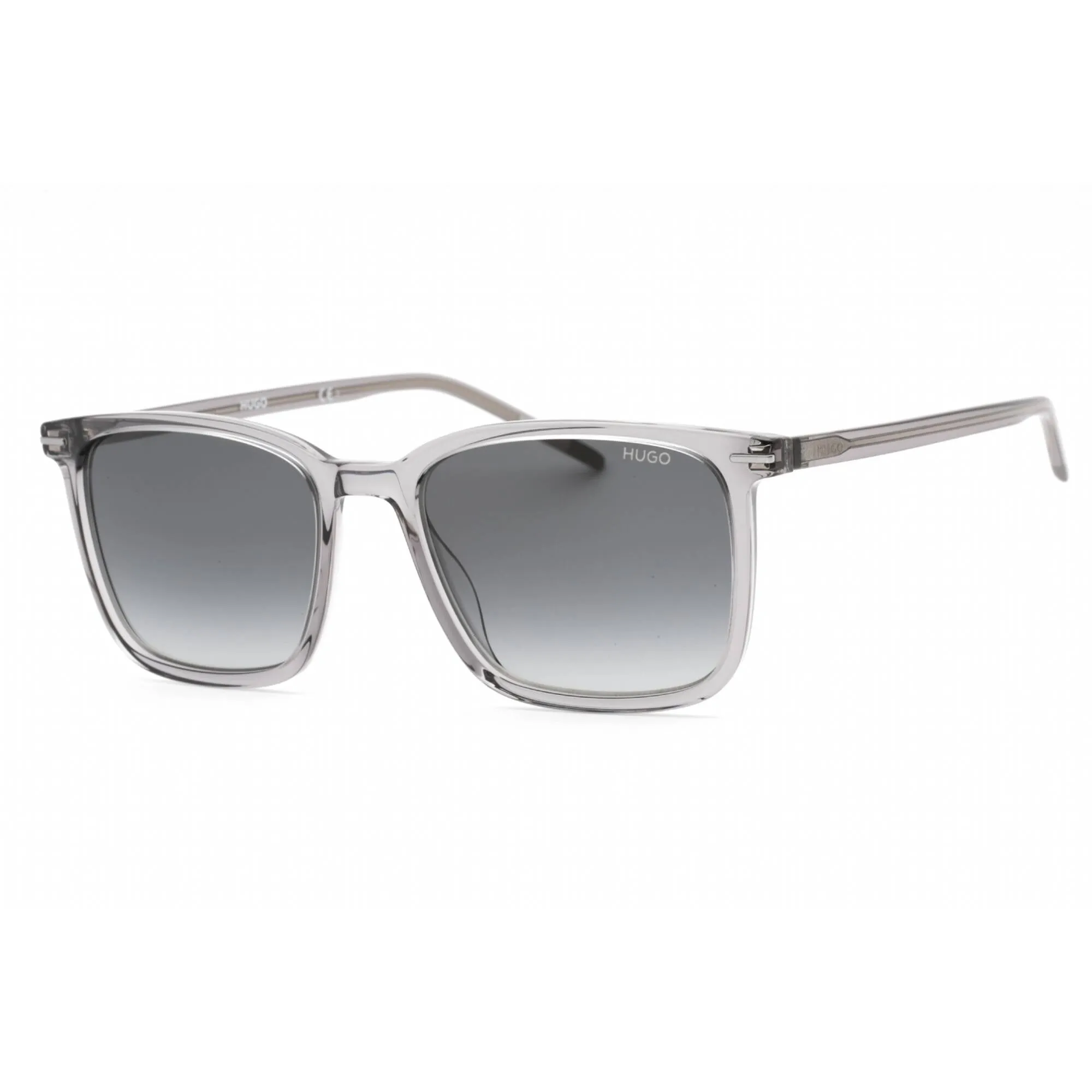 Hugo Men's Sunglasses - Grey Plastic Rectangular Full Rim Frame | HG 1168/S 0KB7 9O