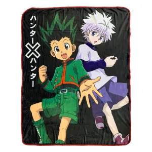 Hunter X Hunter Gon and Killua Anime Fleece Throw Blanket 45in. By 60in.