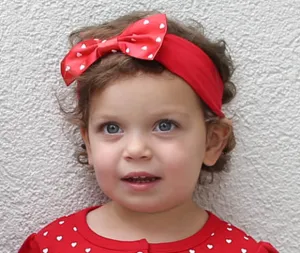Infant Girl's Heart Headband