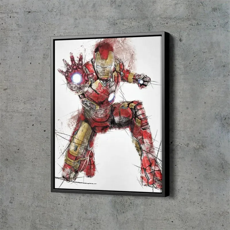 Iron Man Art Superhero Poster