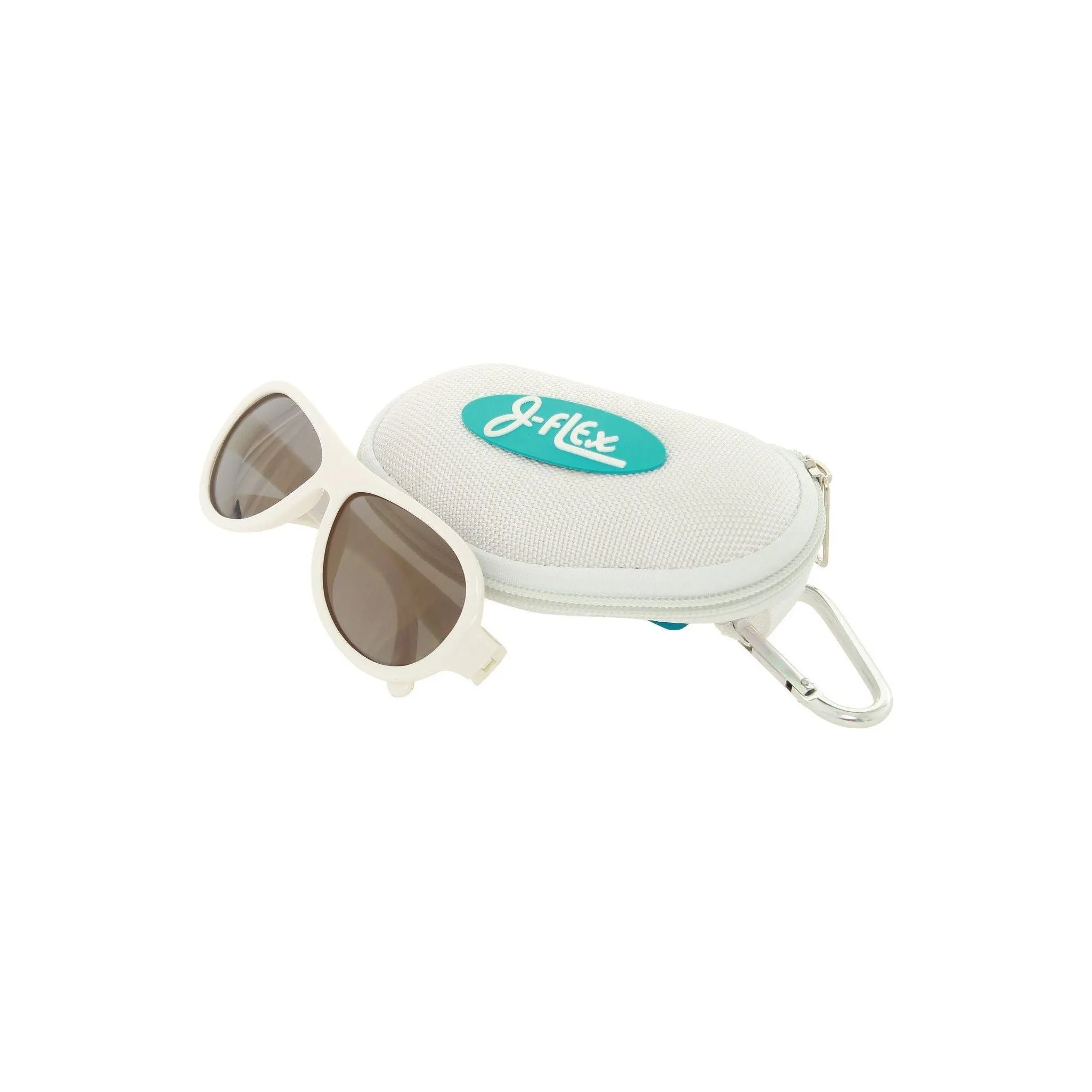 J-Flex Ultra Flexible Kids Polarized Sunglasses (Marshmallow White)