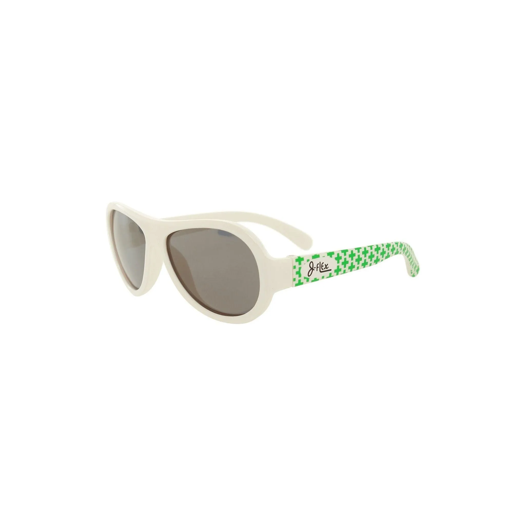 J-Flex Ultra Flexible Kids Polarized Sunglasses (Marshmallow White)