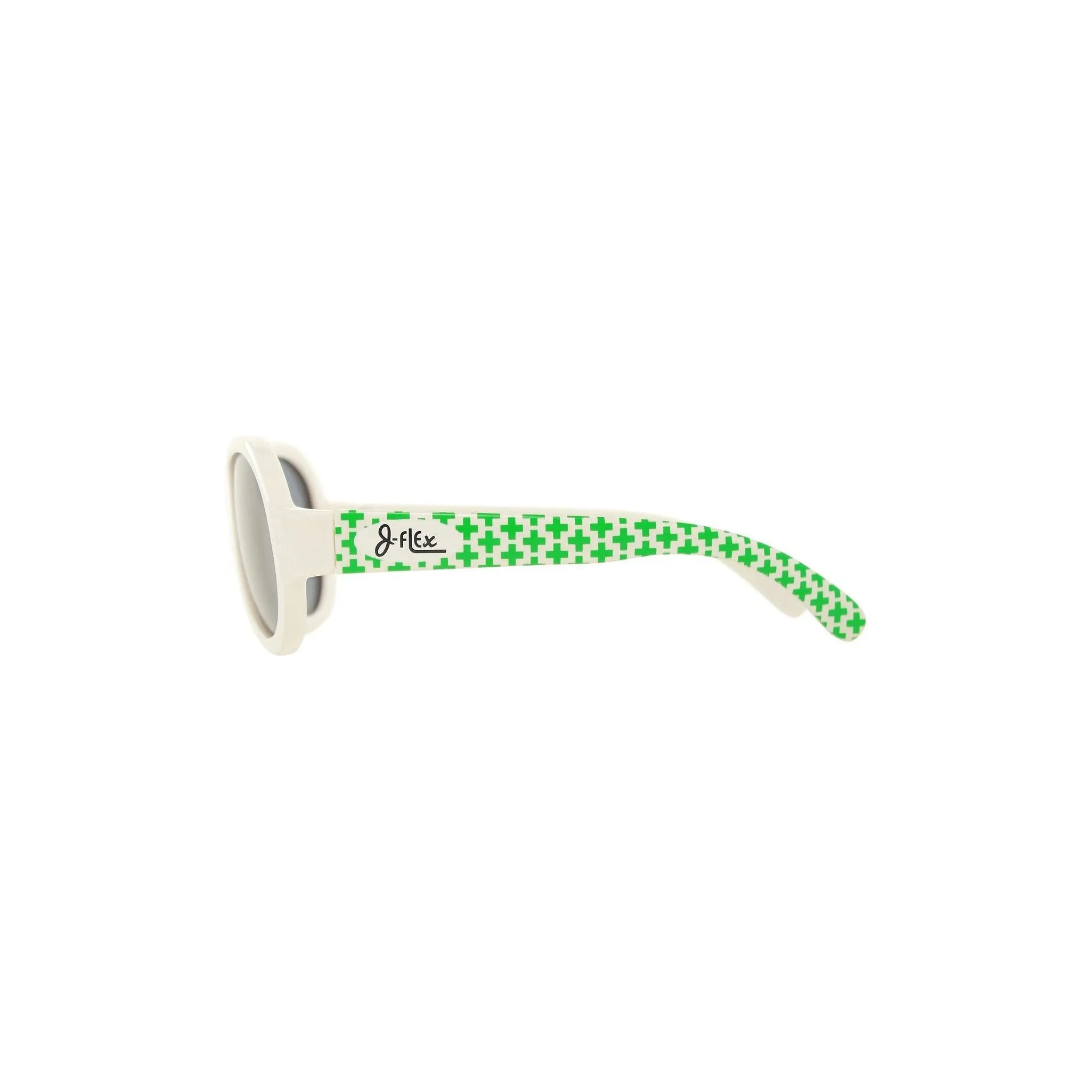J-Flex Ultra Flexible Kids Polarized Sunglasses (Marshmallow White)