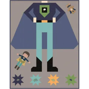 Jennifer Long Be A Superhero - Be Brave Quilt Pattern