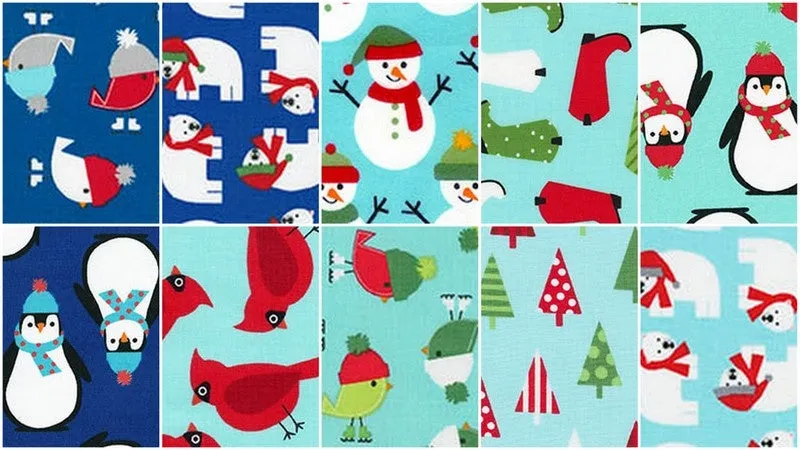 Jingle 4 Winter Colorstory Ten Squares