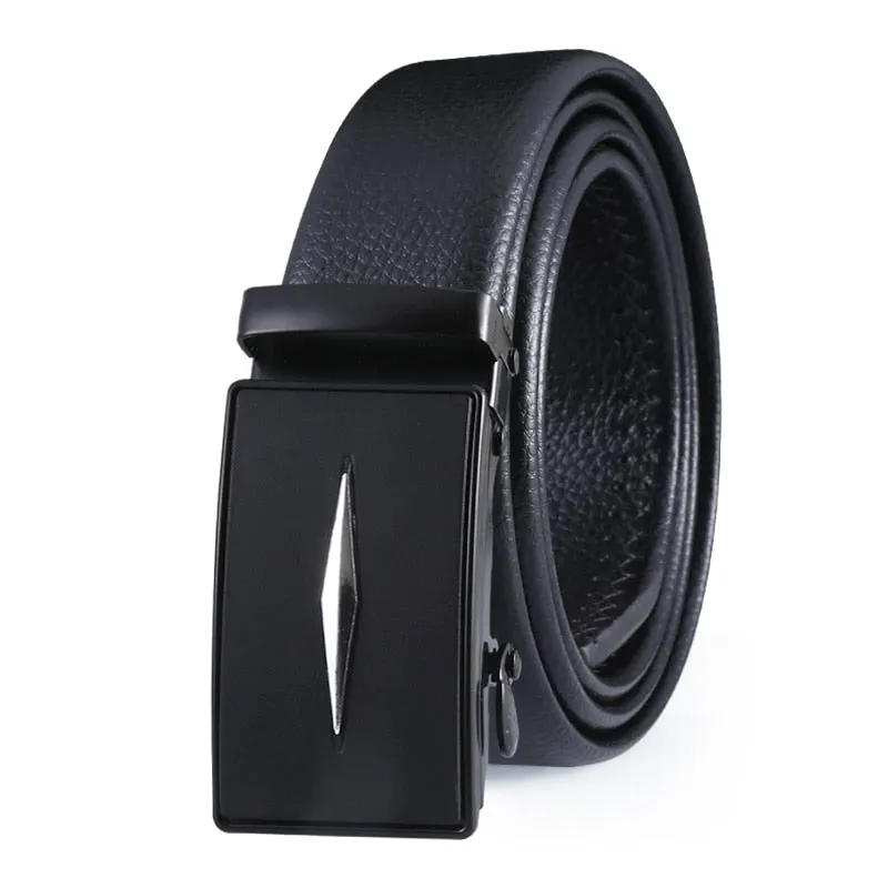 Jinquedai Extra Long Man Belt 150cm PU Strap Iron Buckle Multiple Styles Hommes Ceinture
