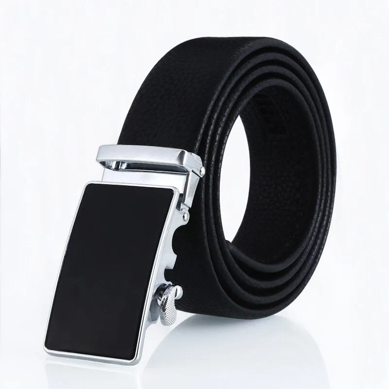 Jinquedai Extra Long Man Belt 150cm PU Strap Iron Buckle Multiple Styles Hommes Ceinture