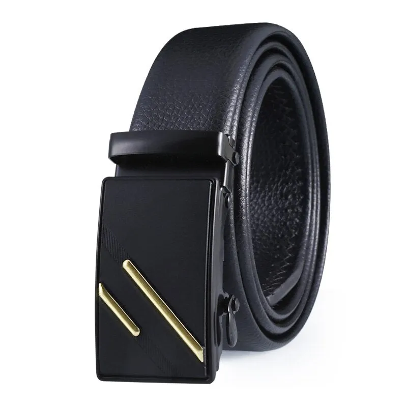 Jinquedai Extra Long Man Belt 150cm PU Strap Iron Buckle Multiple Styles Hommes Ceinture