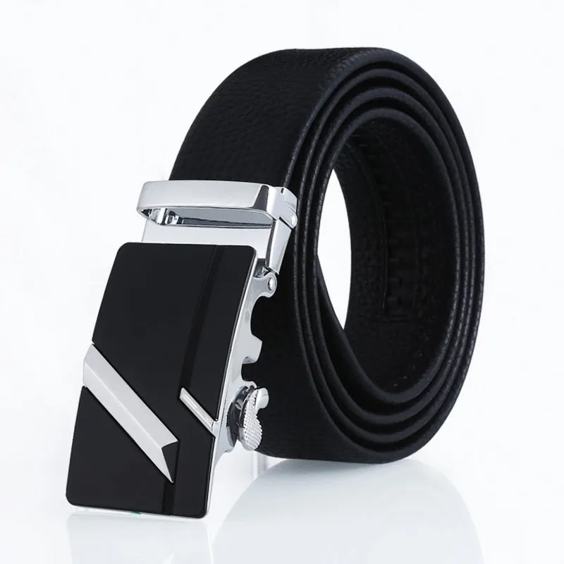 Jinquedai Extra Long Man Belt 150cm PU Strap Iron Buckle Multiple Styles Hommes Ceinture