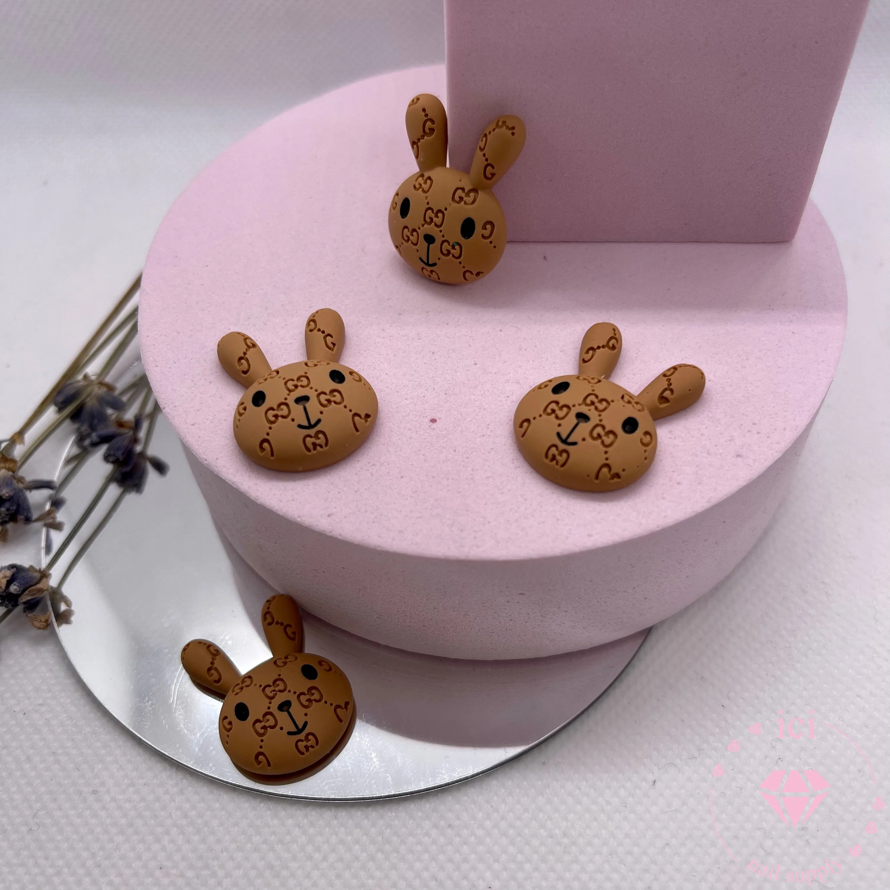 Kawaii Bunny with Gucci Print