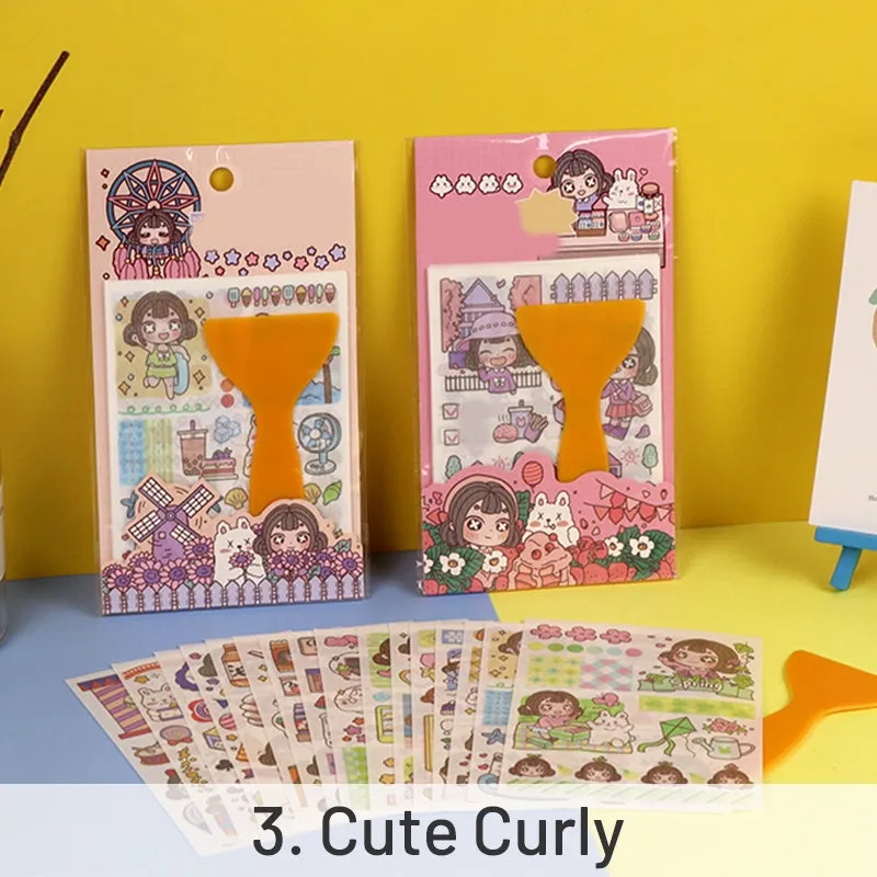 Kawaii Cartoon Handmade DIY Washi Stickers