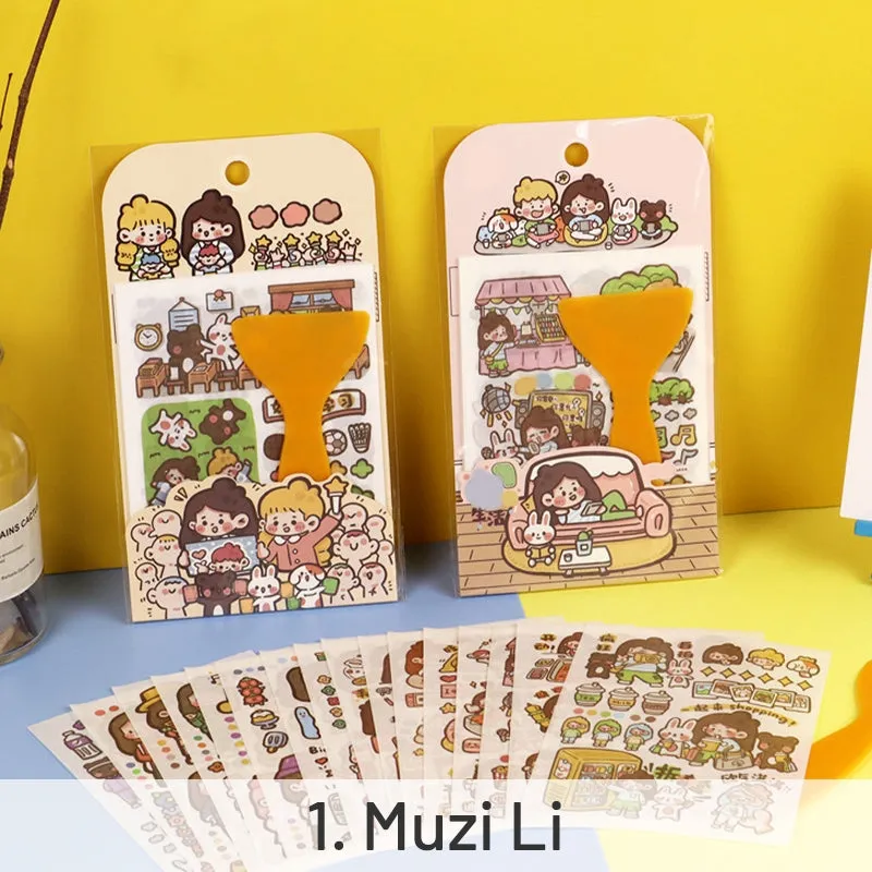 Kawaii Cartoon Handmade DIY Washi Stickers