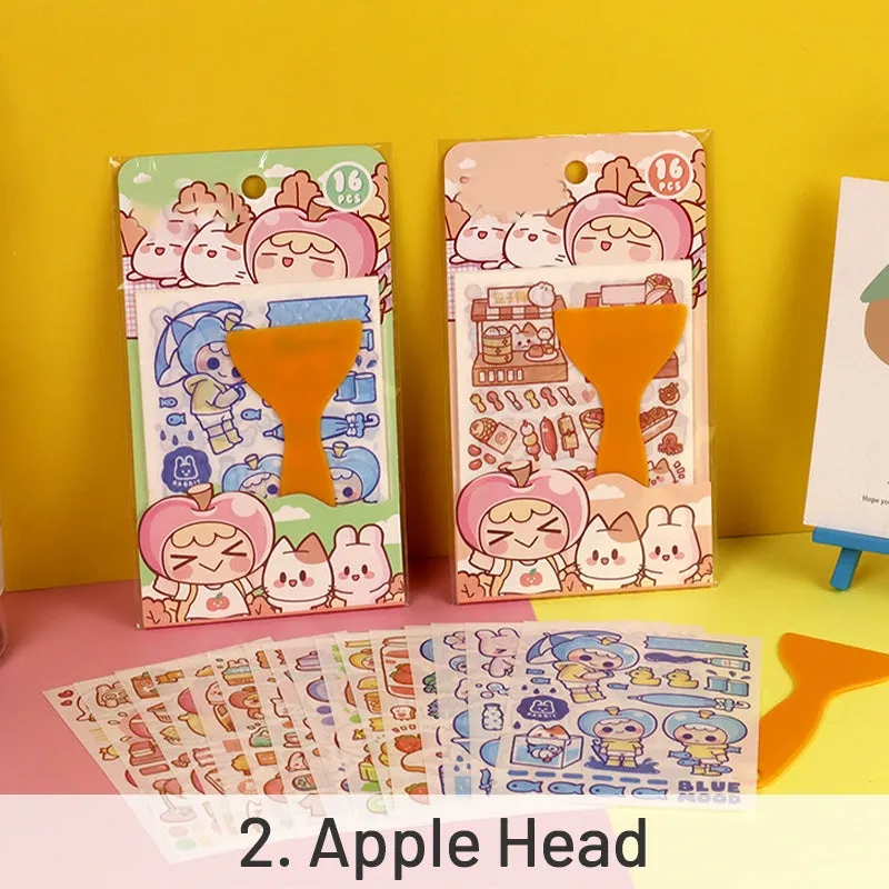 Kawaii Cartoon Handmade DIY Washi Stickers