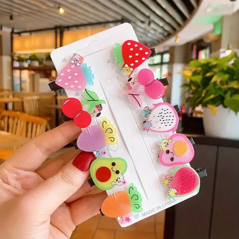 Kids 10pcs of Cute Hair Clips-Perfect Holiday Gift for Girls!