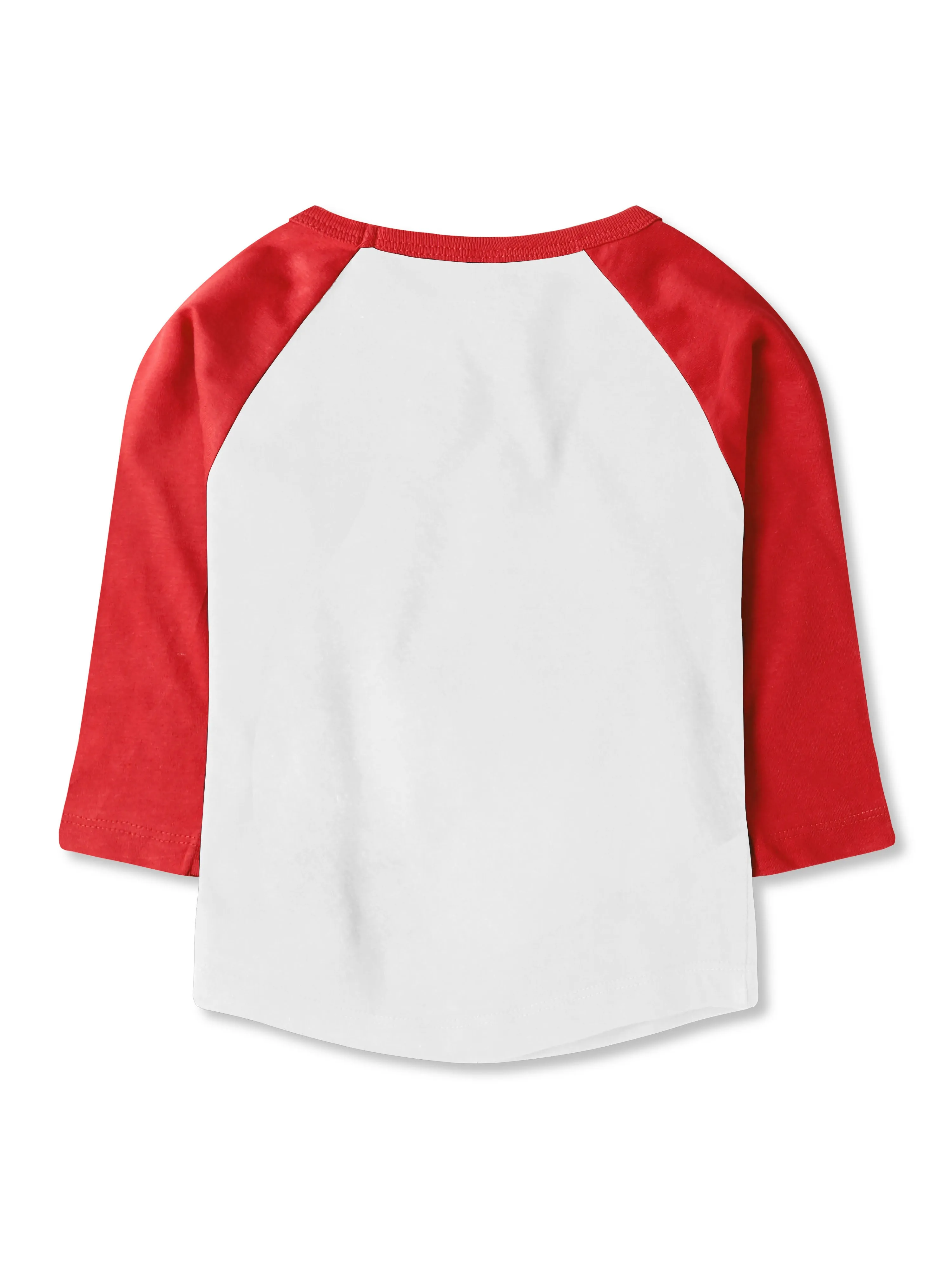 Kids 3/4 Sleeve Graphic Print Jack-O-Lantern Halloween T Shirt