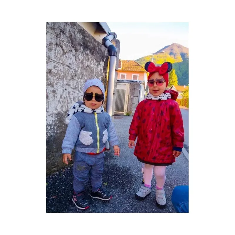 Kids Bear Shape Anti-glare Sun Glasses for Girls Boys