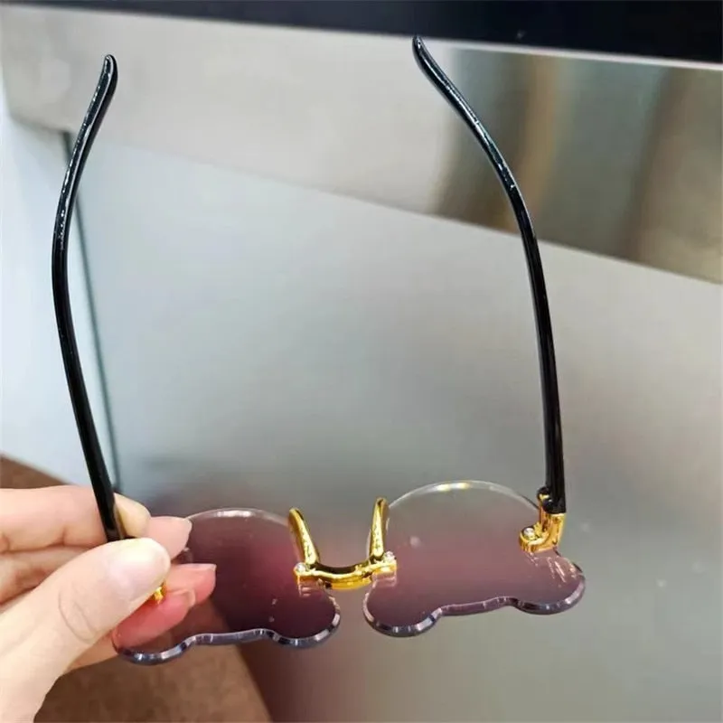 Kids Bear Shape Anti-glare Sun Glasses for Girls Boys