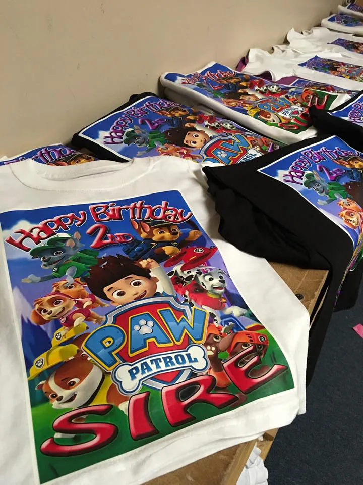 Kids Birthday Party Shirts
