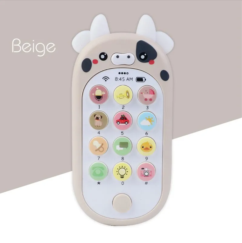 Kids Cartoon Musical Fun Mobile Phone With Lights
