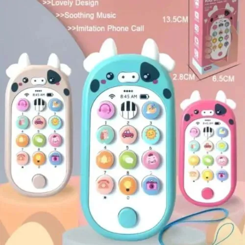 Kids Cartoon Musical Fun Mobile Phone With Lights
