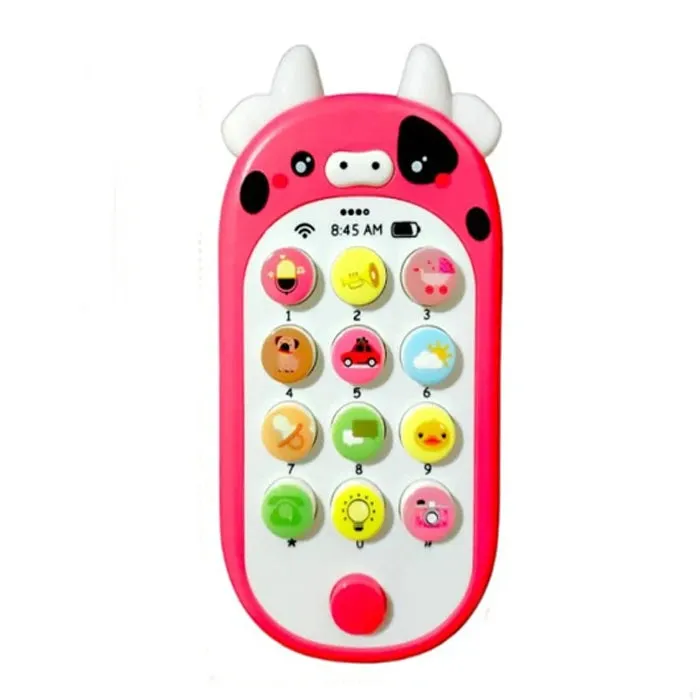 Kids Cartoon Musical Fun Mobile Phone With Lights