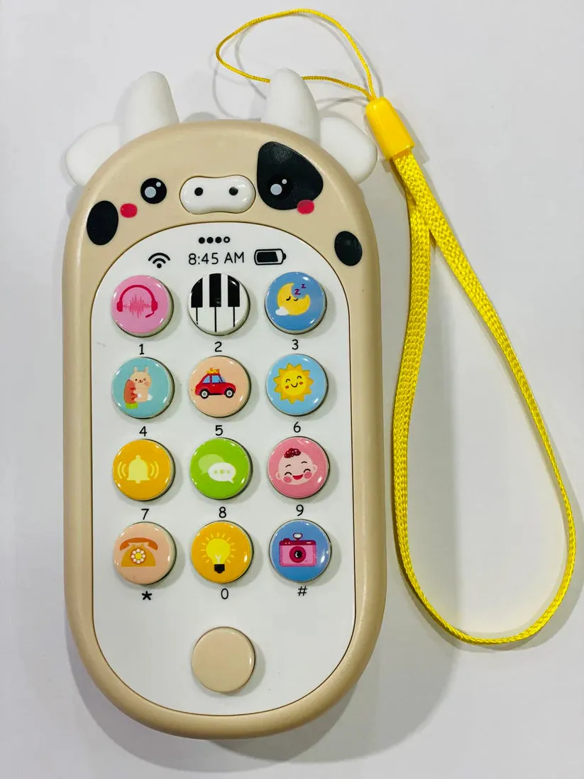 Kids Cartoon Musical Fun Mobile Phone With Lights