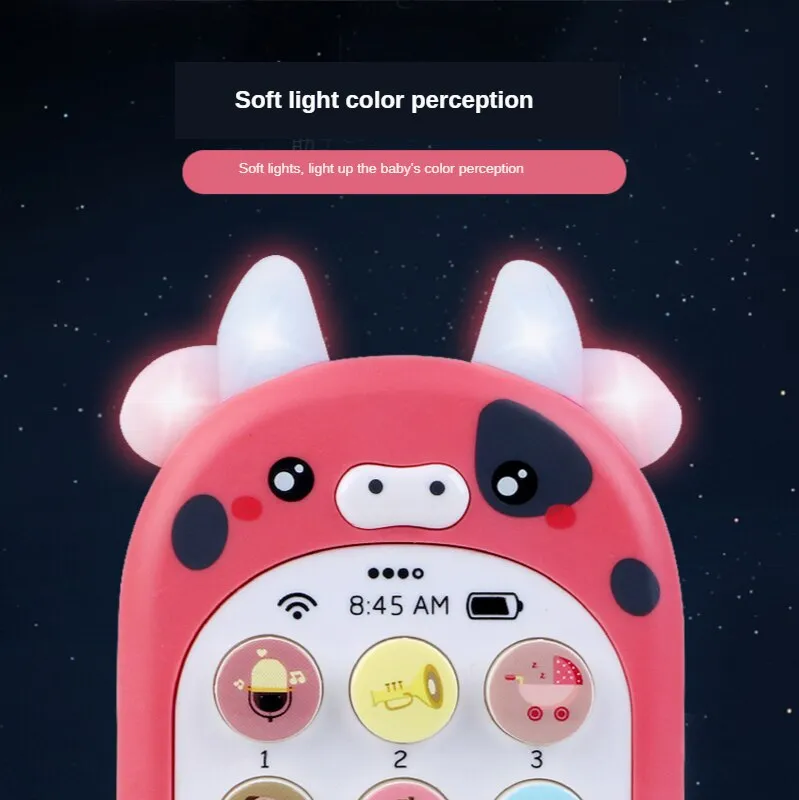 Kids Cartoon Musical Fun Mobile Phone With Lights
