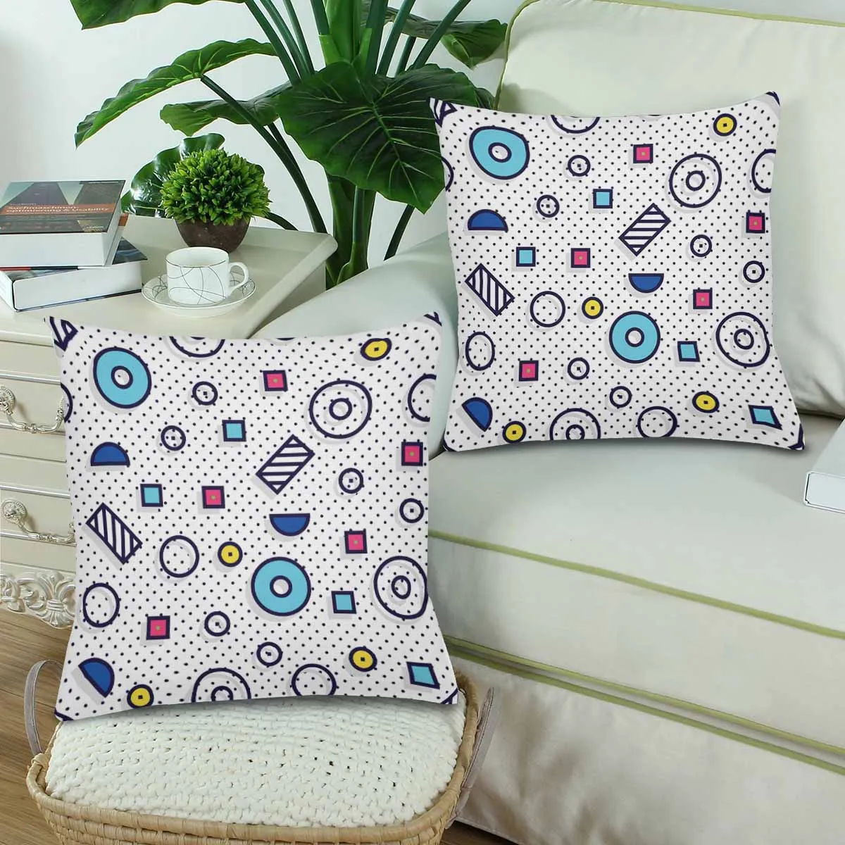 Kids Cartoon themed Pillow Cases printed with  pattern in 90 80 style