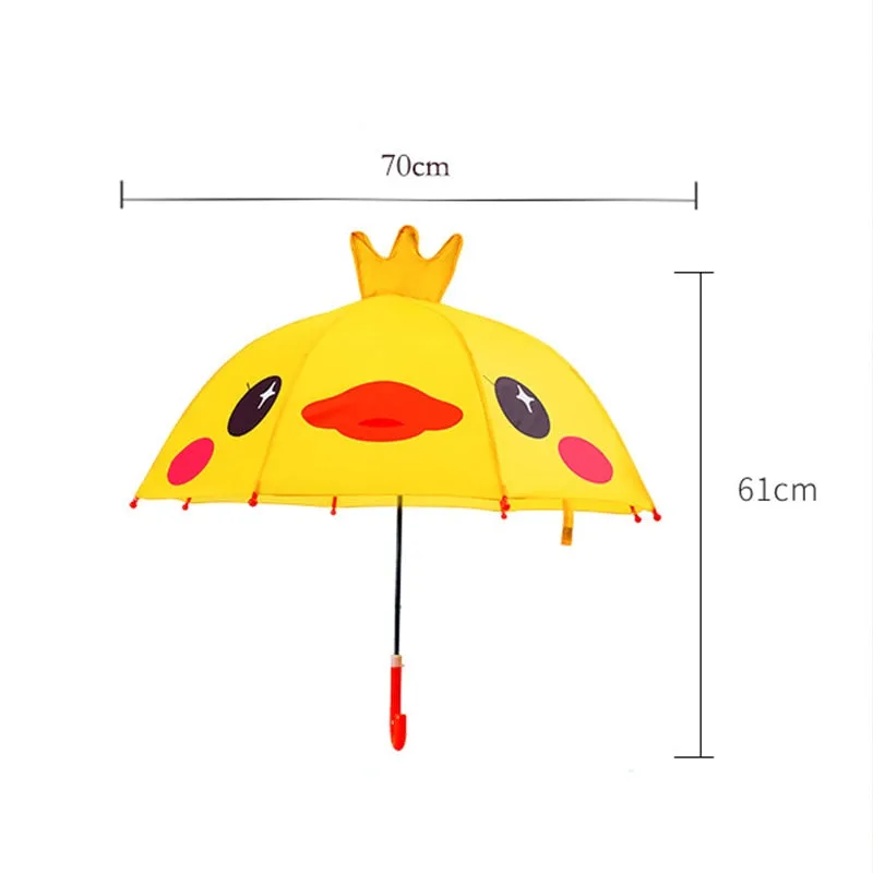 Kids Princess Umbrella Cute Princess Children's Stick Umbrella