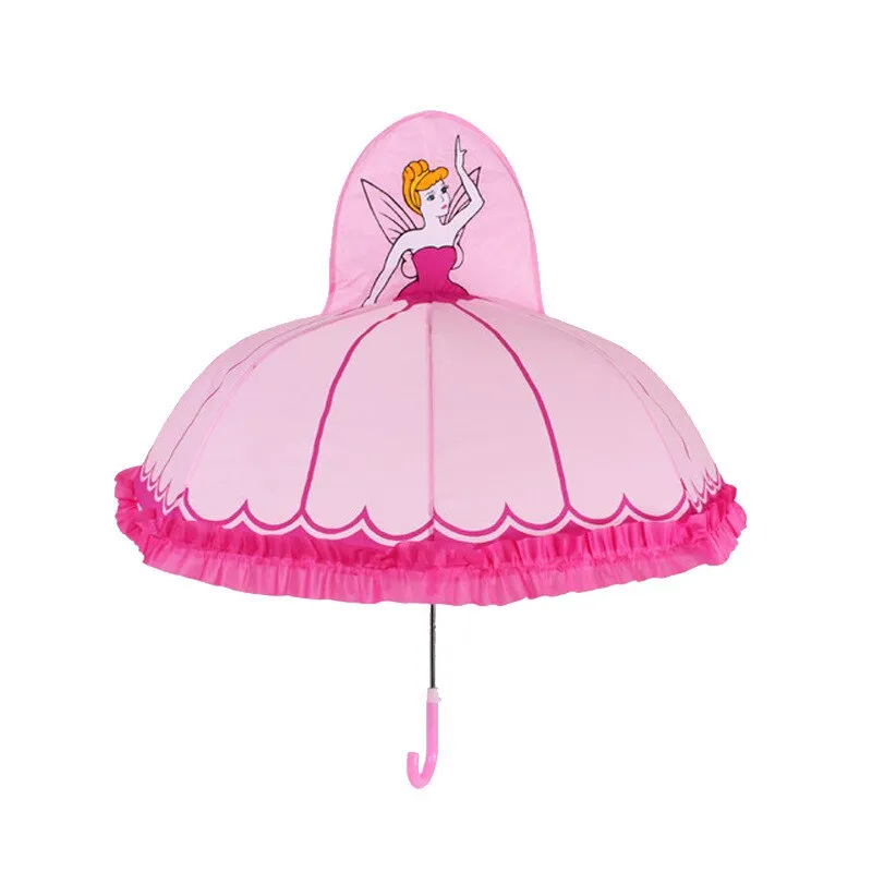 Kids Princess Umbrella Cute Princess Children's Stick Umbrella