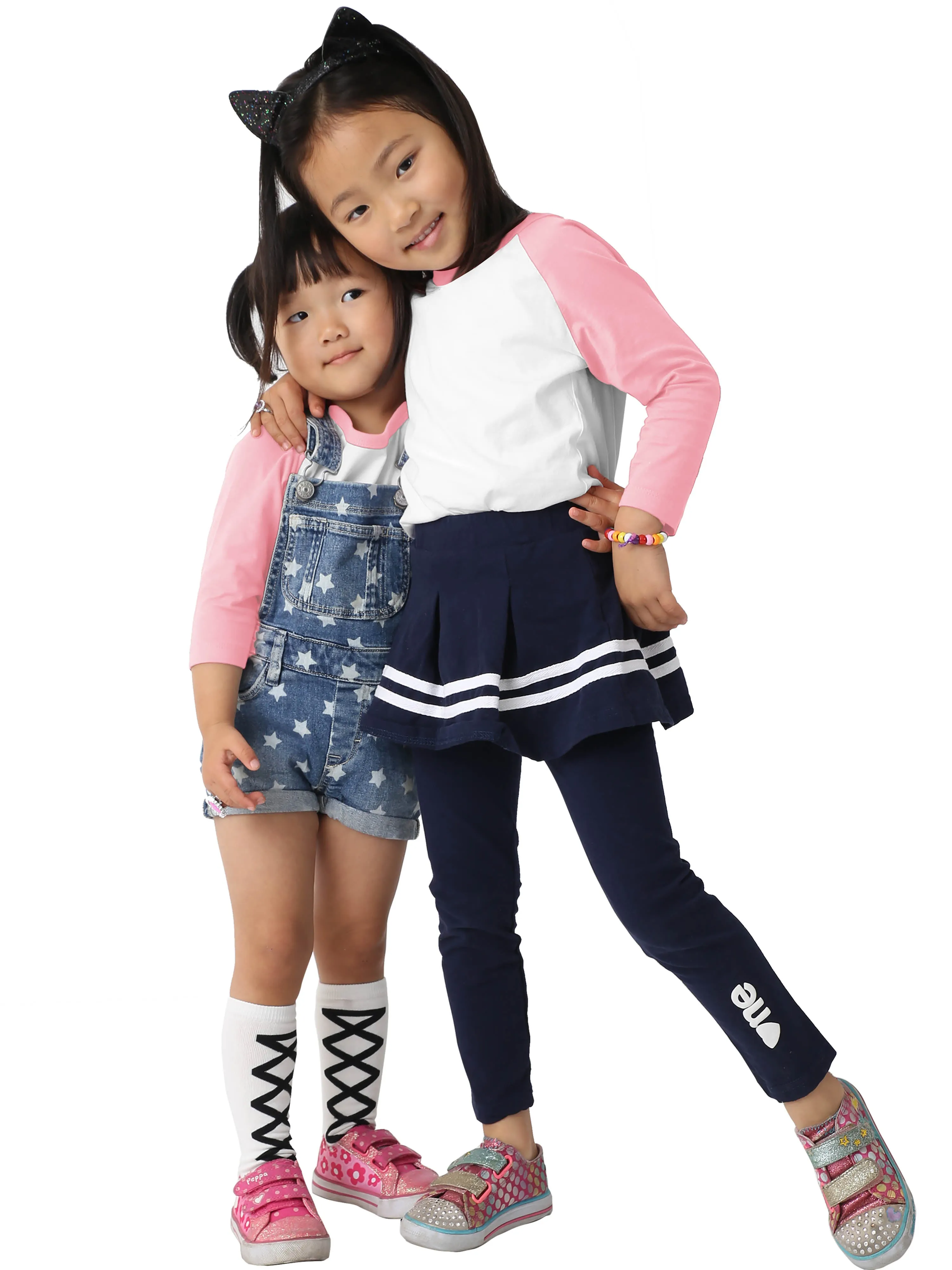 Kids Raglan 3/4 Sleeve Baseball Tee Shirt Toddler Youth Juniors