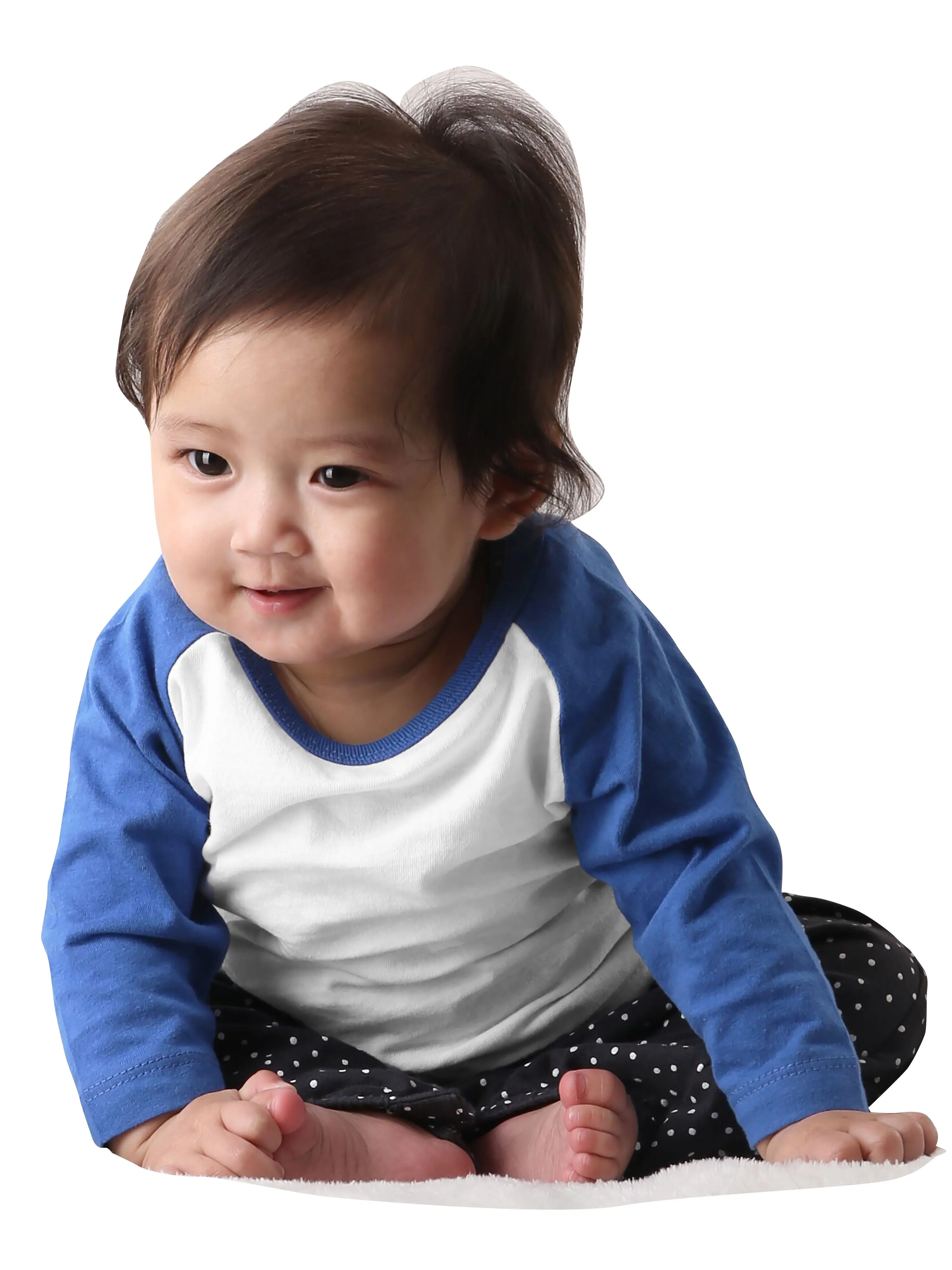 Kids Raglan 3/4 Sleeve Baseball Tee Shirt Toddler Youth Juniors