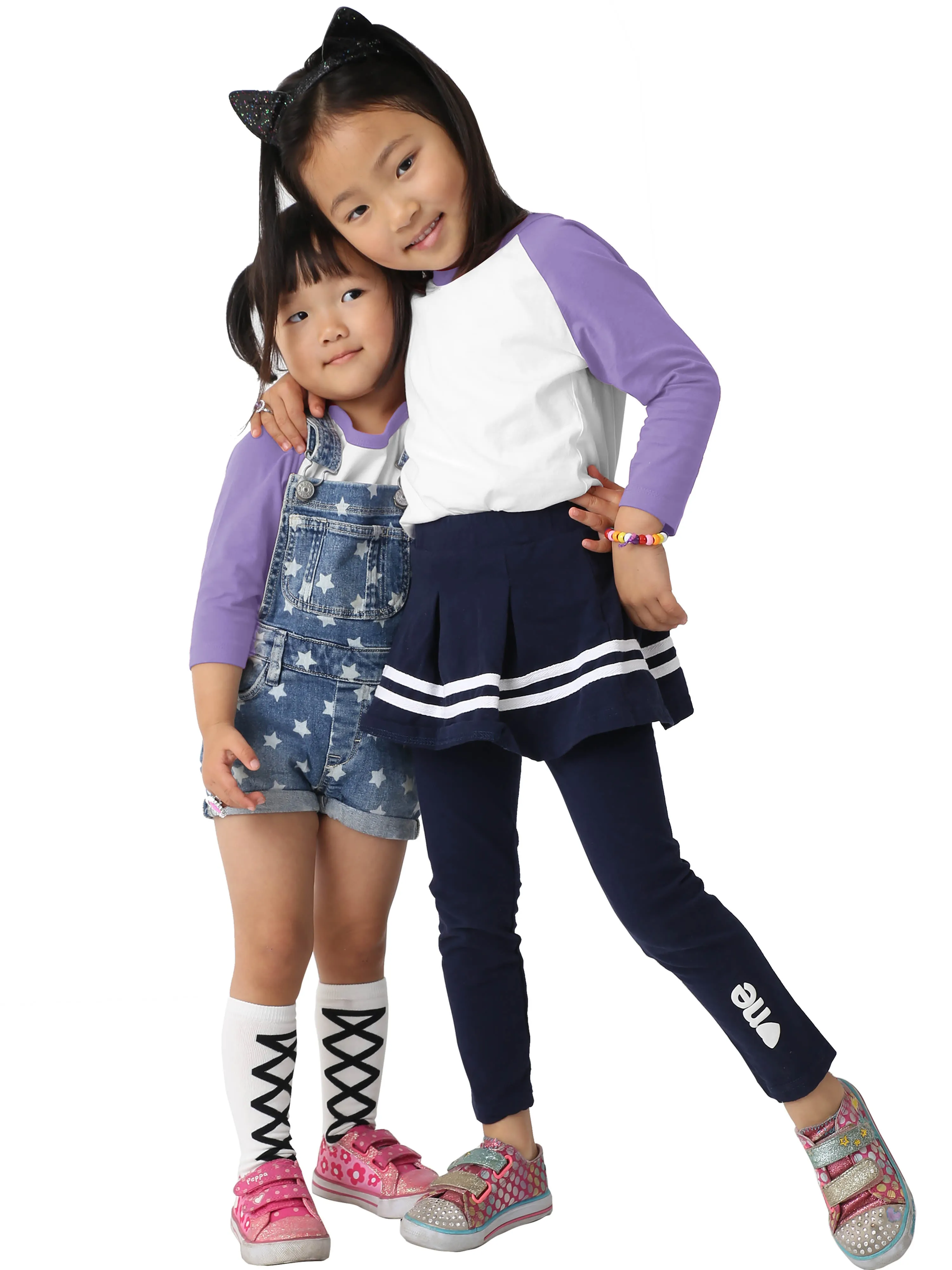 Kids Raglan 3/4 Sleeve Baseball Tee Shirt Toddler Youth Juniors