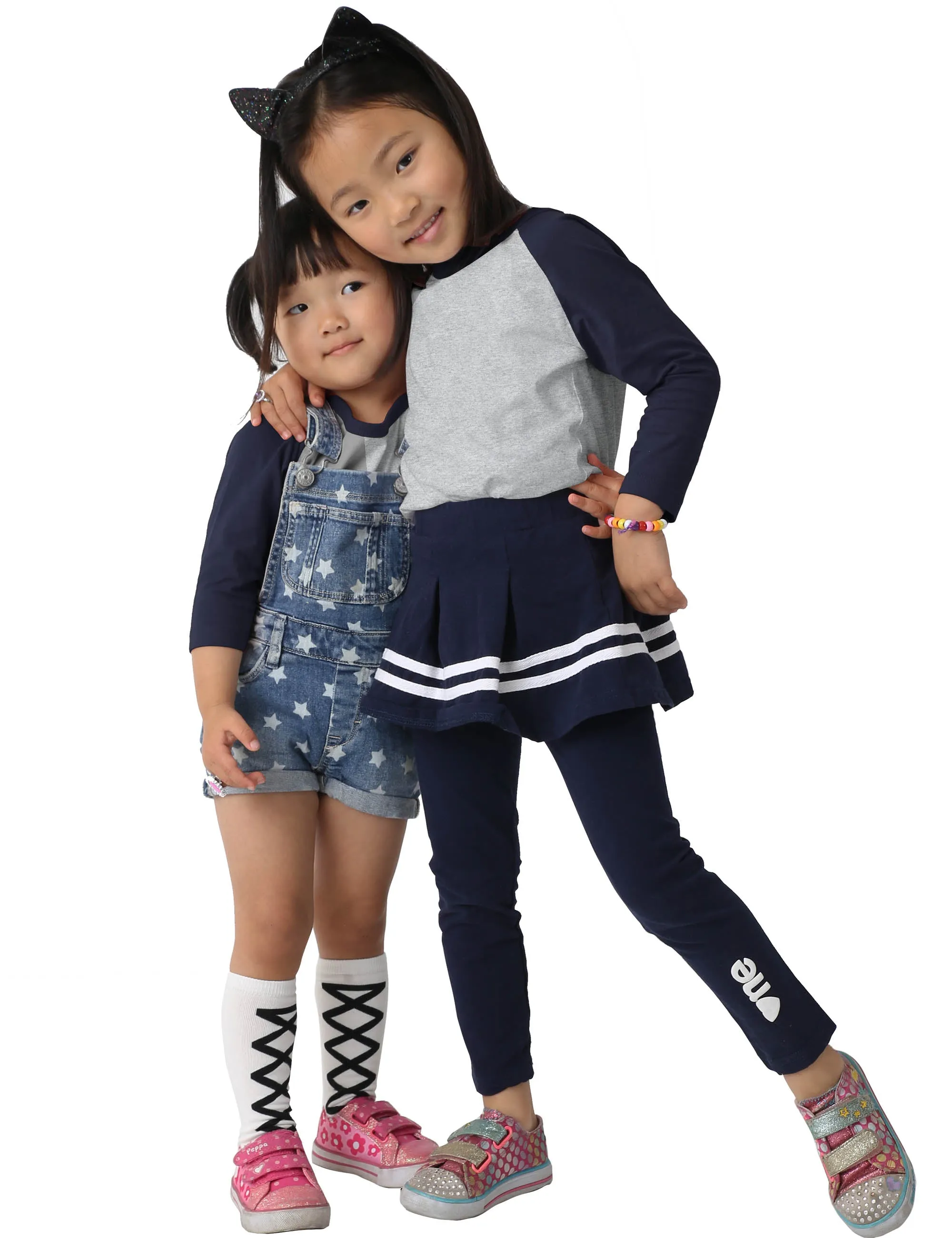 Kids Raglan 3/4 Sleeve Baseball Tee Shirt Toddler Youth Juniors