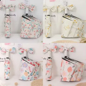 Kids Umbrella Cartoon Flower Folding Automatic Umbrellas For Children