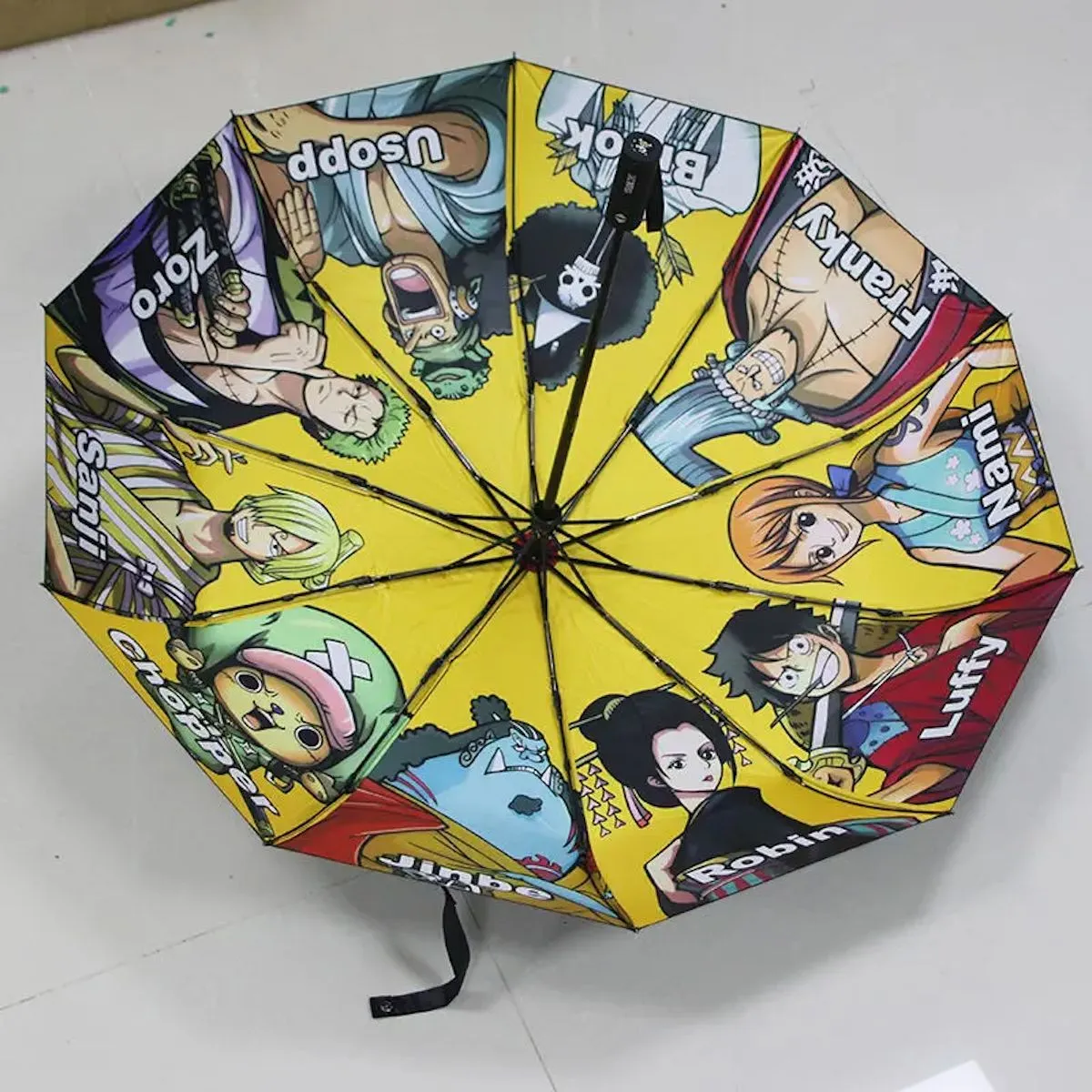 Kids Umbrella One Piece Luffy Zoro Children Automatic Folding Umbrella