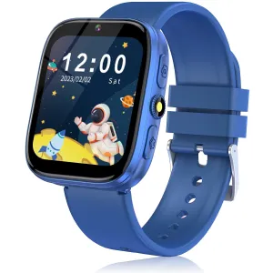 Kids Watches for Boys Ages 5-7, Kids Smart Watch Boys with 22 Puzzle Games Music Player Camera Alarm HD Touchscreen Educational Toys Christmas Birthday Gifts for 6 7 8 9 10 11 12 Year Old Boys