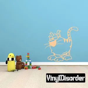 Kitty Cat Cartoon Decal