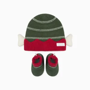 Knitted Elf Beanie & Booties
